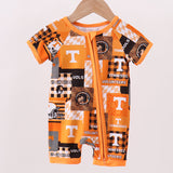 Orange Tennessee VOLS bamboo romper