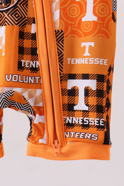 Orange Tennessee VOLS bamboo romper